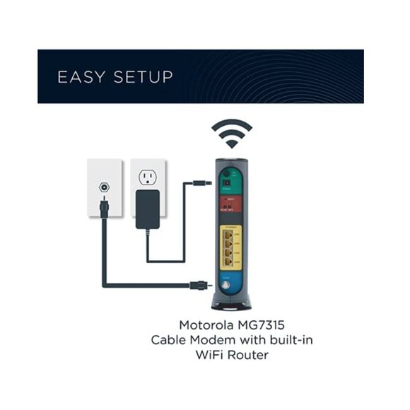 Motorola MG7315 Modem WiFi Router Combo Xfinity compatible! - Picture 4 of 6